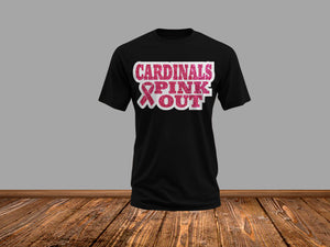 Cardinals Out w/ Glitter